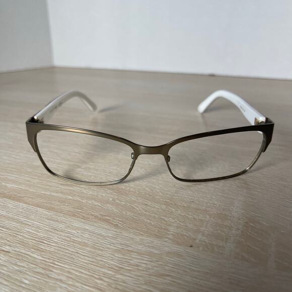 Gucci GG4214 5L3 Eyeglasses Silver Black Frames Only READ 54-16-135 - Picture 2 of 11